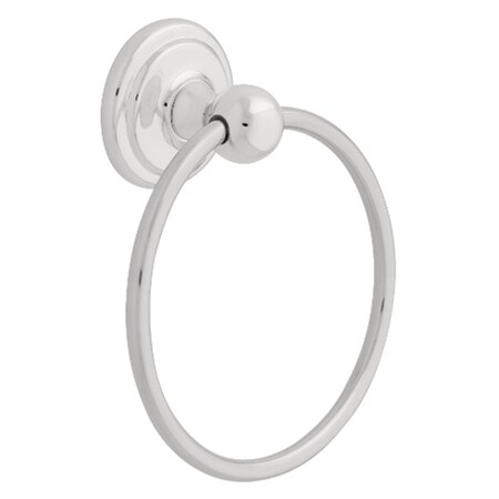 Made-To-Order 2.6 L in. Jamestown Towel Ring - Polished Chrome - 1 Pack MA3574402